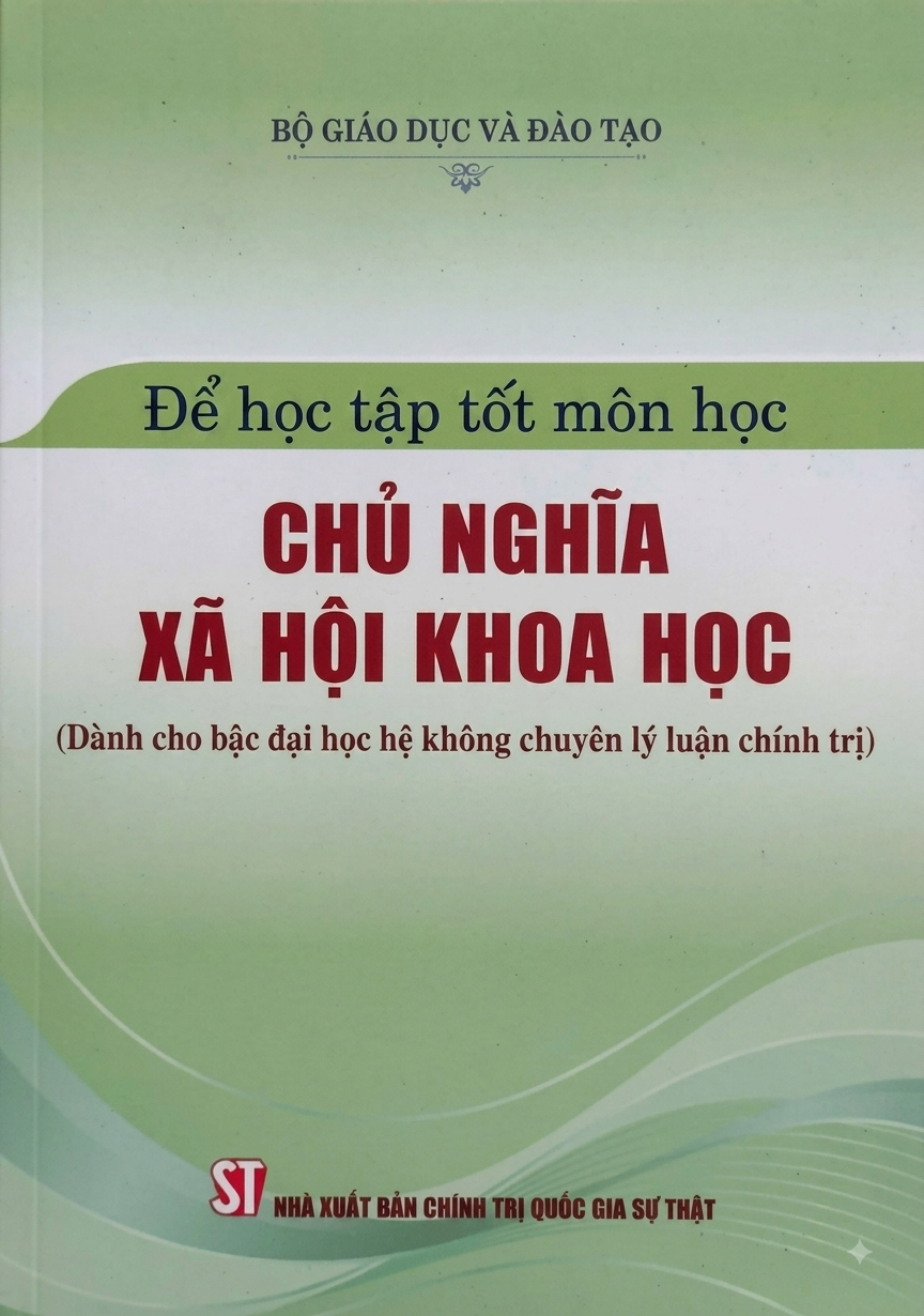 Bìa sách Chủ nghĩa xã hội khoa học