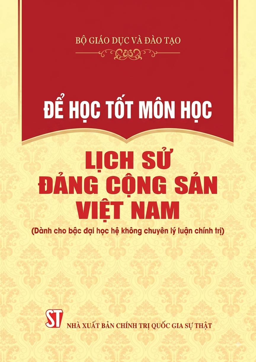 Bìa sách Lịch sử Đảng Cộng sản Việt Nam