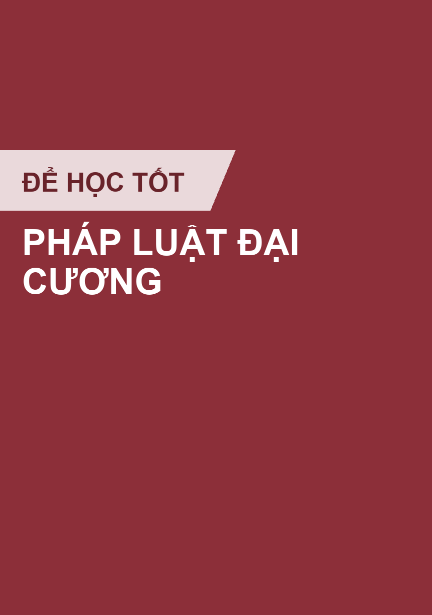 Bìa sách Pháp luật đại cương