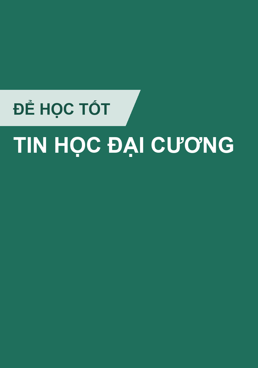 Bìa sách Tin học đại cương