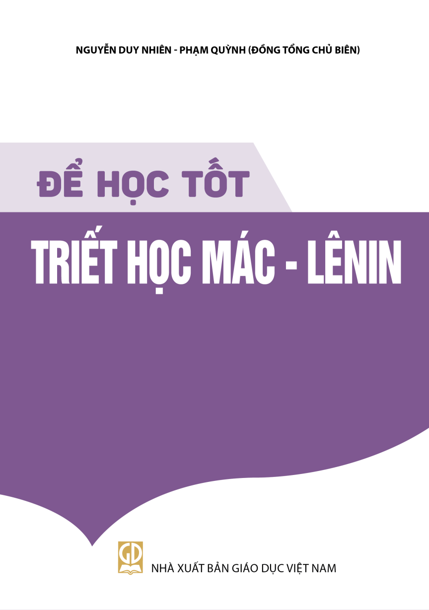 Bìa sách Triết học Mác - Lênin